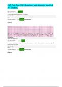 EKG Clep Test &lpar;50&rpar; Questions and Answers Verified&period; A&plus; Graded&period;