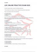 LDC ONLINE PRACTICE EXAM 2025