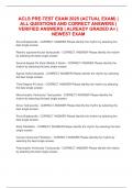 ACLS Exams Package Deal Questions and Verified Answers &lpar;2025 &sol; 2026&rpar;