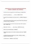 ASSOCIATE CET PRACTICE EXAM QUESTIONS AND CORRECT ANSWERS 100&percnt; VERIFIED&excl;&excl;