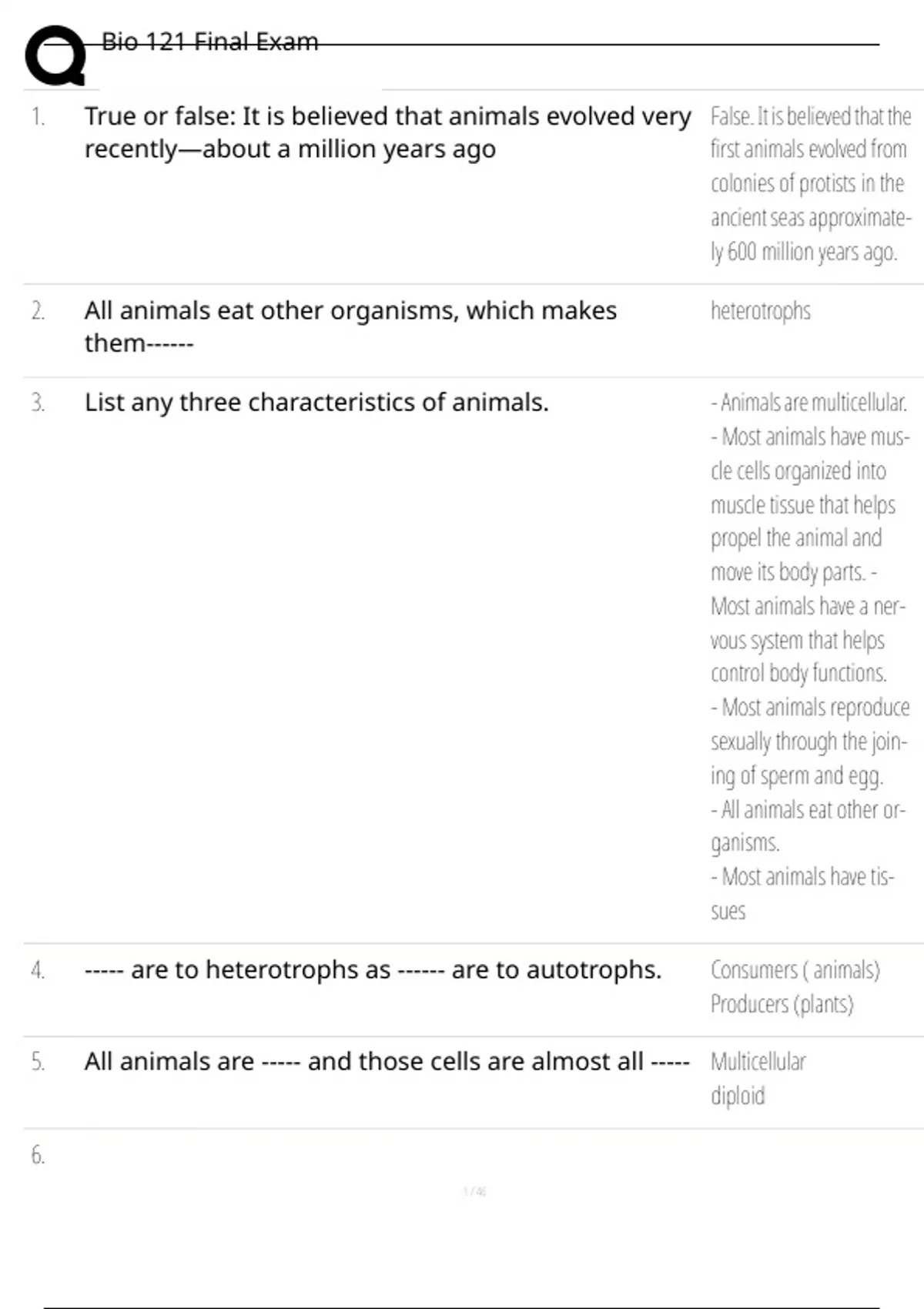 2025 BIO 121 FINAL EXAM|ACTUAL EXAM QUESTIONS AND CORRECT DETAILED ...