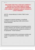IMSA WORK ZONE FINAL EXAM 2025 CURRENTLY  TESTING ACTUAL EXAM COMPLETE EXAM  QUESTIONS WITH DETAILED VERIFIED ANSWERS  &lpar;100&percnt; CORRECT ANSWERS&rpar; &sol;ALREADY GRADED A&plus;&sol;  LATEST VERSION&excl;&excl;&excl;