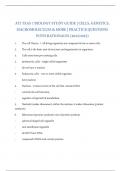 ATI TEAS 7 Biology Study Guide &vert; Cells&comma; Genetics&comma; Macromolecules & More &vert; Practice Questions with Rationales &lpar;2024&sol;2025&rpar;