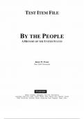 By The People&comma; Volume 1 1st Edition James W&period; Fraser Test Bank&comma; Questions and Answers &comma;All Chapters