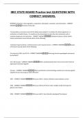 IBEC STATE BOARD Practice test QUESTIONS WITH CORRECT ANSWERS