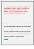  WGU D514 Objective Assessment &vert; OA&vert; Explore New 126 Actual Questions and Answers&vert;2025 Update&vert; 100&percnt; Correct