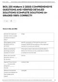 BIOL 235 Midterm 2 &lpar;2025&rpar; COMPREHENSIVE QUESTIONS AND VERIFIED DETAILED SOLUTIONS &vert;COMPLETE SOLUTIONS &vert;A&plus; GRADED &vert;100&percnt; CORRECT&excl;&excl;