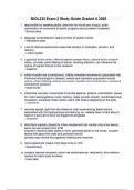 BIOL235 Exam 2 Study Guide Graded A 2025