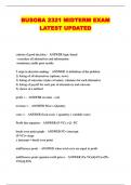 BUSOBA 2321 MIDTERM EXAM LATEST UPDATED