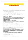 BUSOBA 2321 EXAM 1 FULLY REVISED AND UP-TO-DATE COLLECTION