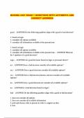 BUSOBA 2321 EXAM 1 QUESTIONS WITH AUTHENTIC AND CORRECT ANSWERS
