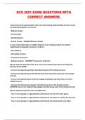 SCO 3001 EXAM QUESTIONS WITH CORRECT ANSWERS 
