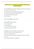 NSG 4330 Final Exam&vert; QUESTIONS WITH 100&percnt; CORRECT ANSWERS&vert; LATEST  UPDATE 100&percnt; VERIFIED 