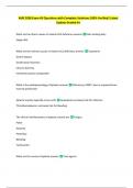 BUNDLE-&colon;&colon;NUR 2038 EXAMS&vert;Questions with Complete Solutions 100&percnt; Verified&vert; Latest Update Graded A&plus;
