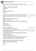Chemistry 1032 quiz 1 preparation 2025