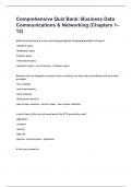  Business Data Communications & Networking