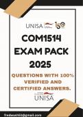 COM1514 EXAM PACK 2025 &lpar;QUESTIONS & ANSWERS&rpar;
