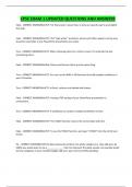 CPSC EXAM 1 UPDATED QUESTIONS AND ANSWERS&period;