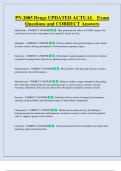 PN 2005 Bundled Exam Questions WITH  CORRECT Answers