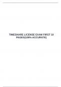  TIMESHARE LICENSE EXAM FIRST 10 PAGES&lpar;100&percnt; ACCURATE&rpar; &emsp;