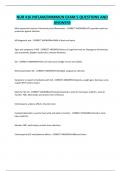 NUR 416 INFLAM-IMMMUN EXAM 5 QUESTIONS AND ANSWERS