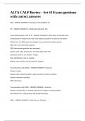 ALTA CALP Review - Set -1 Exam questions with correct answers&period;