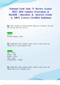 National Grid Task 71 Review &lpar;Latest 2025&sol; 2026 Update&rpar; Excavation & Backfill &vert; Questions & Answers&vert; Grade A&vert; 100&percnt; Correct &lpar;Verified Solutions&rpar;