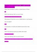 Tanium Essentials Exam 2025&vert; Answered 100&percnt; Correctly