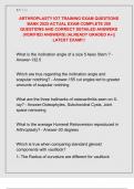 ARTHROPLASTY IOT TRAINING EXAM QUESTIONS  BANK 2025 ACTUAL EXAM COMPLETE 200  QUESTIONS AND CORRECT DETAILED ANSWERS  &lpar;VERIFIED ANSWERS&rpar; &vert;ALREADY GRADED A&plus;&vert;&vert;  LATEST EXAM&excl;&excl;&excl;
