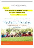 TEST BANK Pediatric Nursing&colon; A Case-Based Approach &lpar;2ND Ed&rpar; by Catherine Gannon Tagher A&plus; LATEST GUIDE 2025