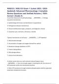 NSG533 &sol; NSG 533 Exam 1 &lpar;Latest 2025 &sol; 2026 Updated&rpar;&colon; Advanced Pharmacology &vert; Complete Review Questions and Verified Answers &vert; 100&percnt; Correct &vert; Grade A&plus;