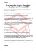 Smartsheet Certification Exam Study Questions and Answers 2025