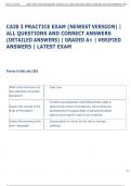 CAIB 3 PRACTICE EXAM &lpar;NEWEST VERSION&rpar; &vert;  ALL QUESTIONS AND CORRECT ANSWERS  &lpar;DETAILED ANSWERS&rpar; &vert; GRADED A&plus; &vert; VERIFIED  ANSWERS &vert; LATEST EXAM 