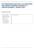NIC KNOWLEDGE EXAM 2025 &vert; ALL QUESTIONS  AND CORRECT ANSWERS &lpar;GRADED A&plus;&rpar; &vert;  VERIFIED ANSWERS &vert; NEWEST EXAM 
