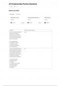 ATI Fundamentals Practice Questions QUESTIONS AND ANSWERS