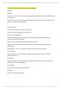 BIO 172 UH Manoa Exam Questions and Answers Fully Solved 