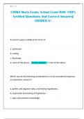 CHIMA Mock Exam&semi; Actual Exam With 100&percnt; Verified Questions And Correct Answers&vert; Graded A&plus;