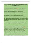 NURS 753&colon; A&P Midterm Study Guide questions with verified answers
