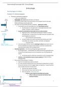 Samenvatting Embryologie 2024-2025
