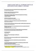 GREEN LIGHT VIRTUAL ATI PREDICTOR EXAM QUESTIONS WITH CORRECT ANSWERS 