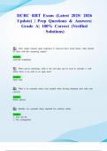 IICRC RRT Exam &lpar;Latest 2025&sol; 2026 Update&rpar; &vert; Prep Questions & Answers&vert; Grade A&vert; 100&percnt; Correct &lpar;Verified Solutions&rpar;