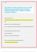 DQA SMQT TEST FINAL EXAM 2025 ACTUAL EXAM  COMPLETE EXAM QUESTIONS WITH DETAILED  VERIFIED ANSWERS &lpar;100&percnt; CORRECT ANSWERS&rpar;  &sol;ALREADY GRADED A&plus;