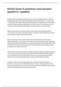 ES142 Exam 3 questions and answers graded A&plus; updated