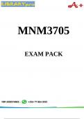 MNM3705 EXAM PACK 2025 | UNISA Past Papers, Questions & Answers