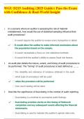 WGU D215 Auditing &lpar;2025 Guide&rpar;&colon; Pass the Exam with Confidence & Real-World Insight
