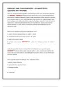 IB BIOLOGY FINAL EXAM REVIEW 2025 &ndash; 150 MOST TESTED QUESTIONS WITH ANSWERS