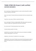 TAMU ATMO 201 Exam 2 with verified correct answers 