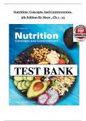 Nutrition Concepts and Controversies &ndash; Test Bank &vert; 5th Edition &vert; Frances Sizer&comma; Ellie Whitney&comma; Leonard Piche &vert; Complete Exam Material