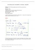 Practice Homework -3 MAE 44407440 -Aerodynamics Questions and Complete Solutions
