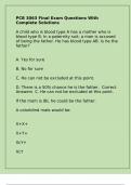 PCB 3063 Final Exam Questions With Complete Solutions